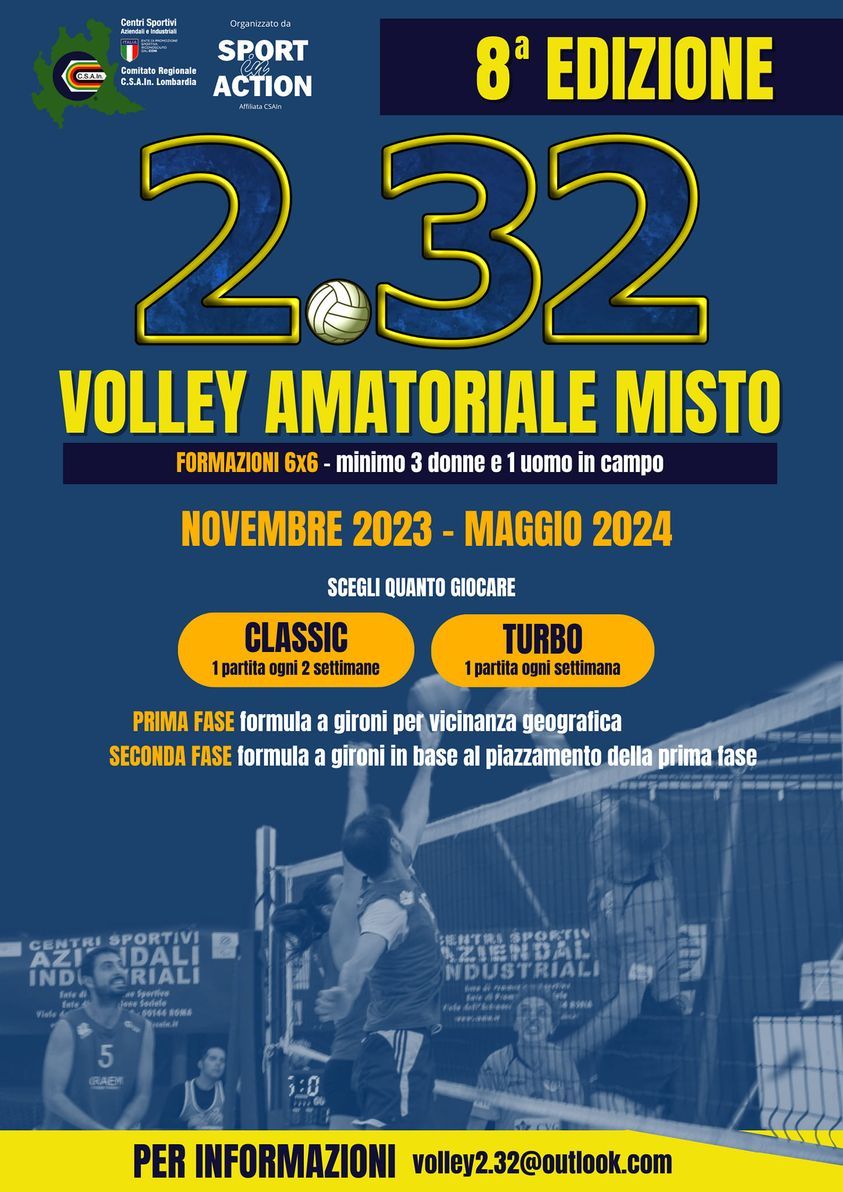 Lombardia Circuito Volley amatoriale misto - CSAIn :CSAIn